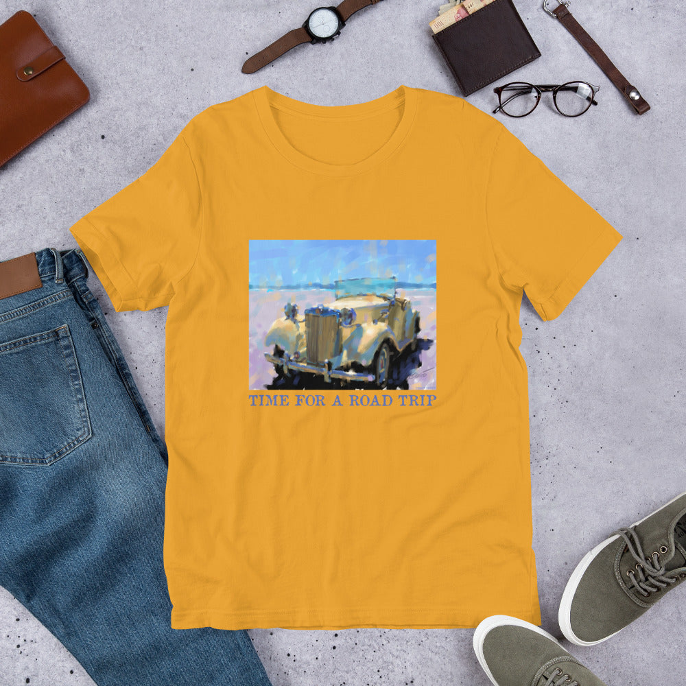 Time for a Road Trip - MG - Dark Font - Unisex t-shirt
