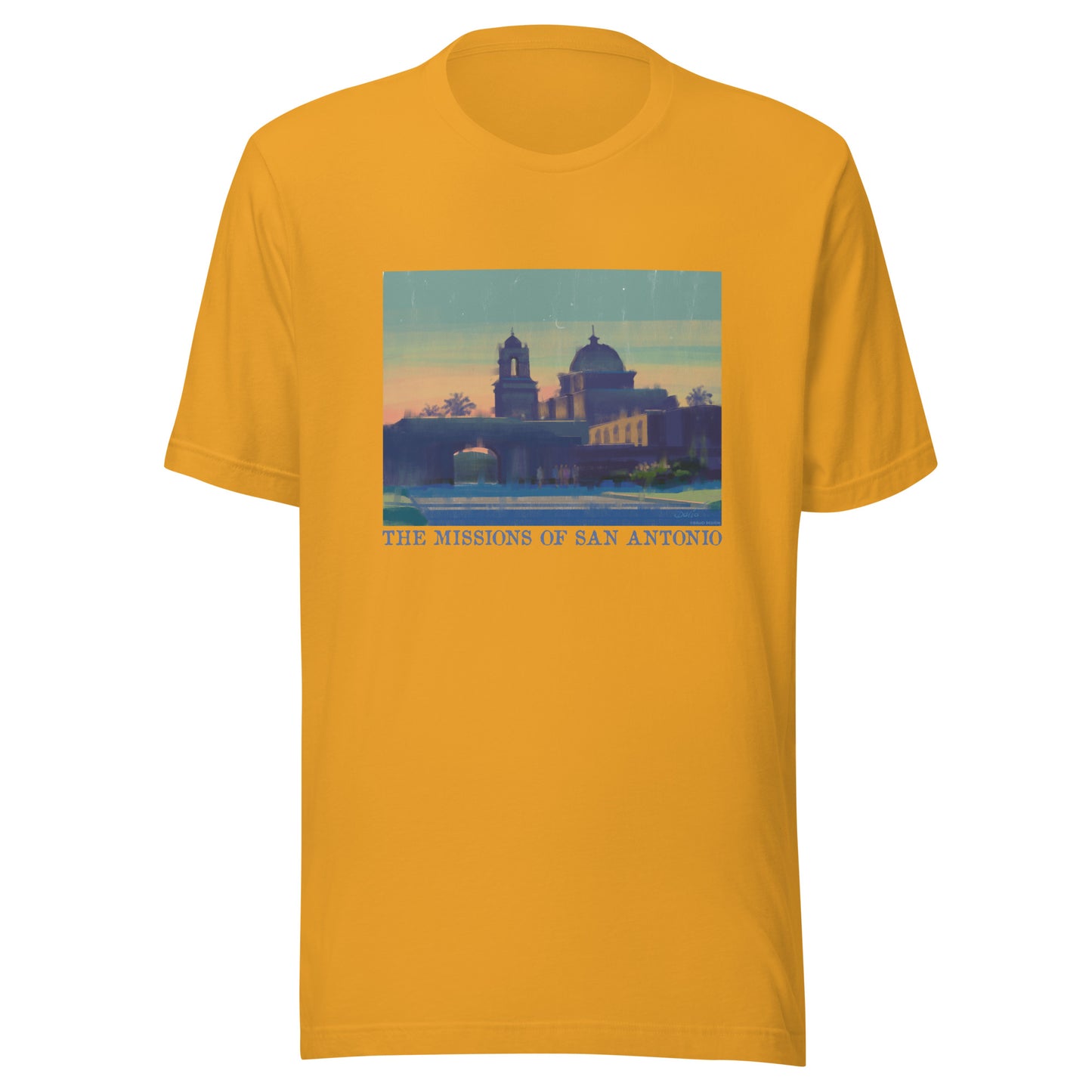 Missions of San Antonio - Dark Font - Unisex t-shirt