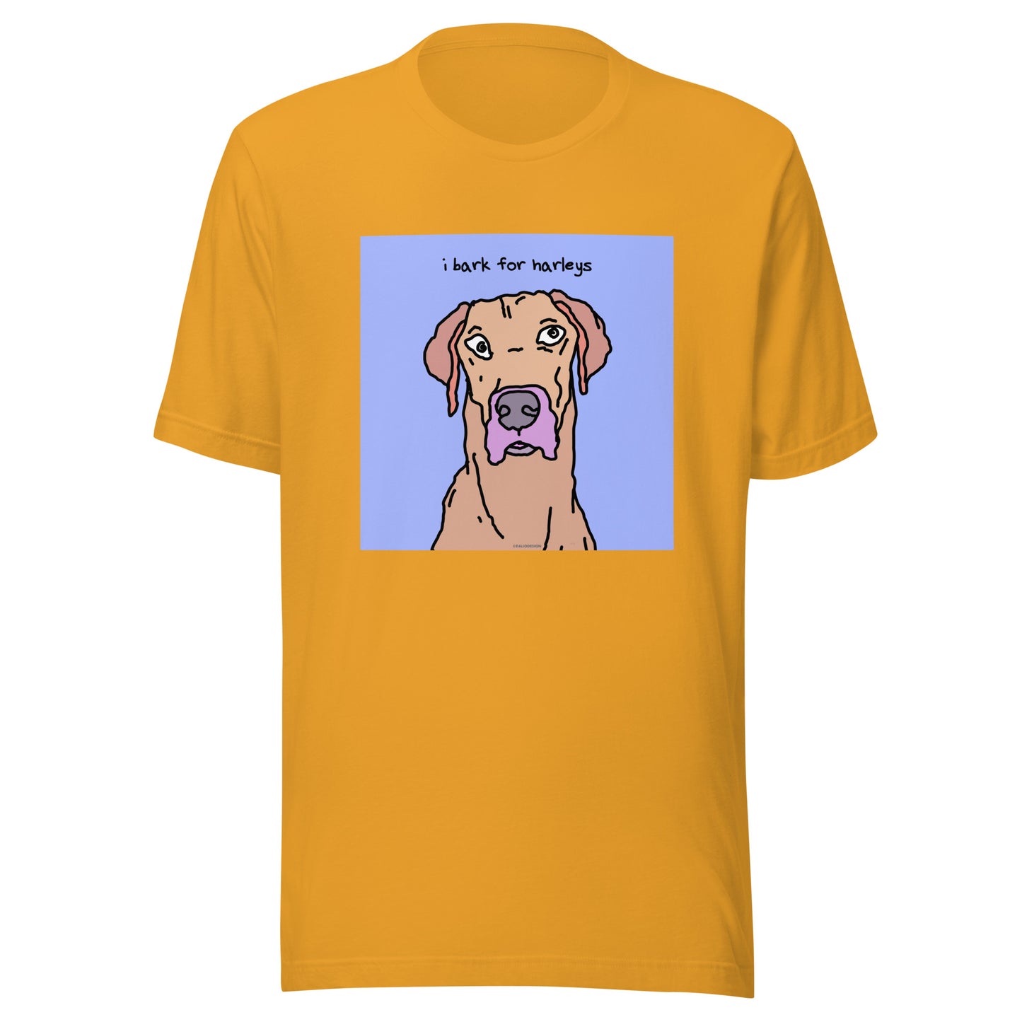 I Bark for Harleys - Unisex t-shirt