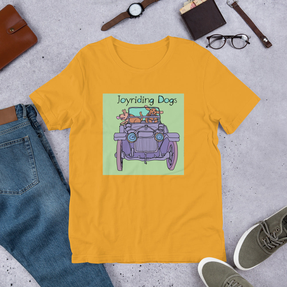 Joyriding Dogs - Violet Car - Unisex t-shirt