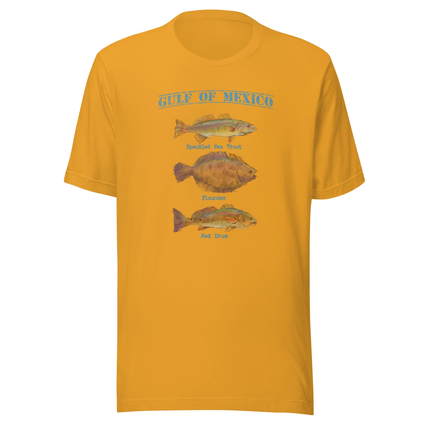 Gulf of Mexico - Game Fish - Unisex t-shirt
