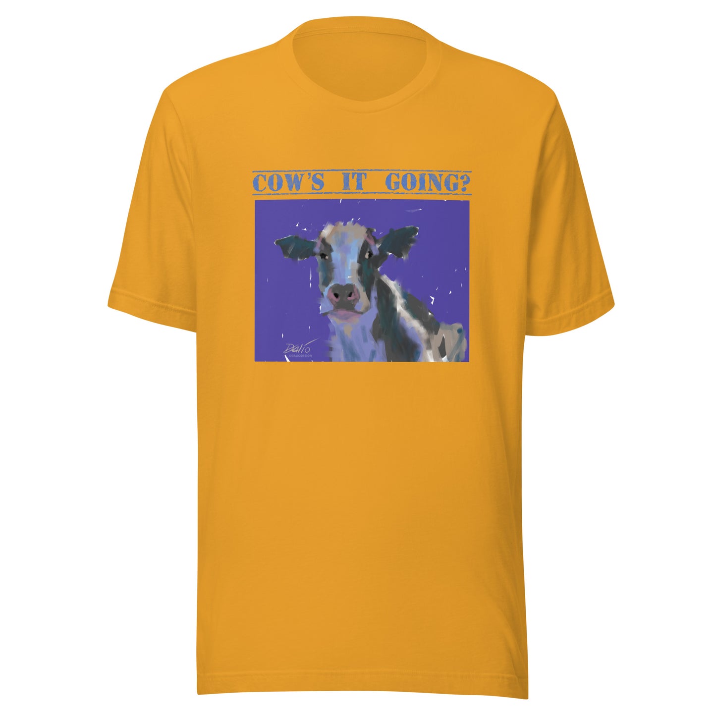 Cow’s It Going - text - Unisex t-shirt