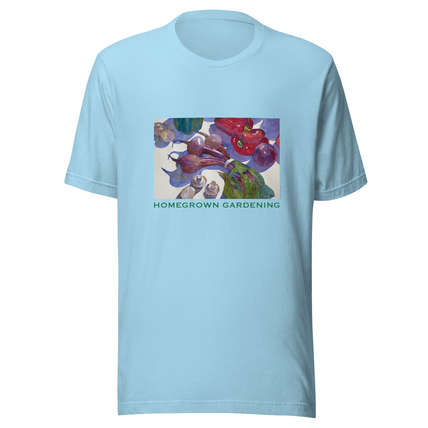 Homegrown Gardening - Dark Font - Unisex t-shirt