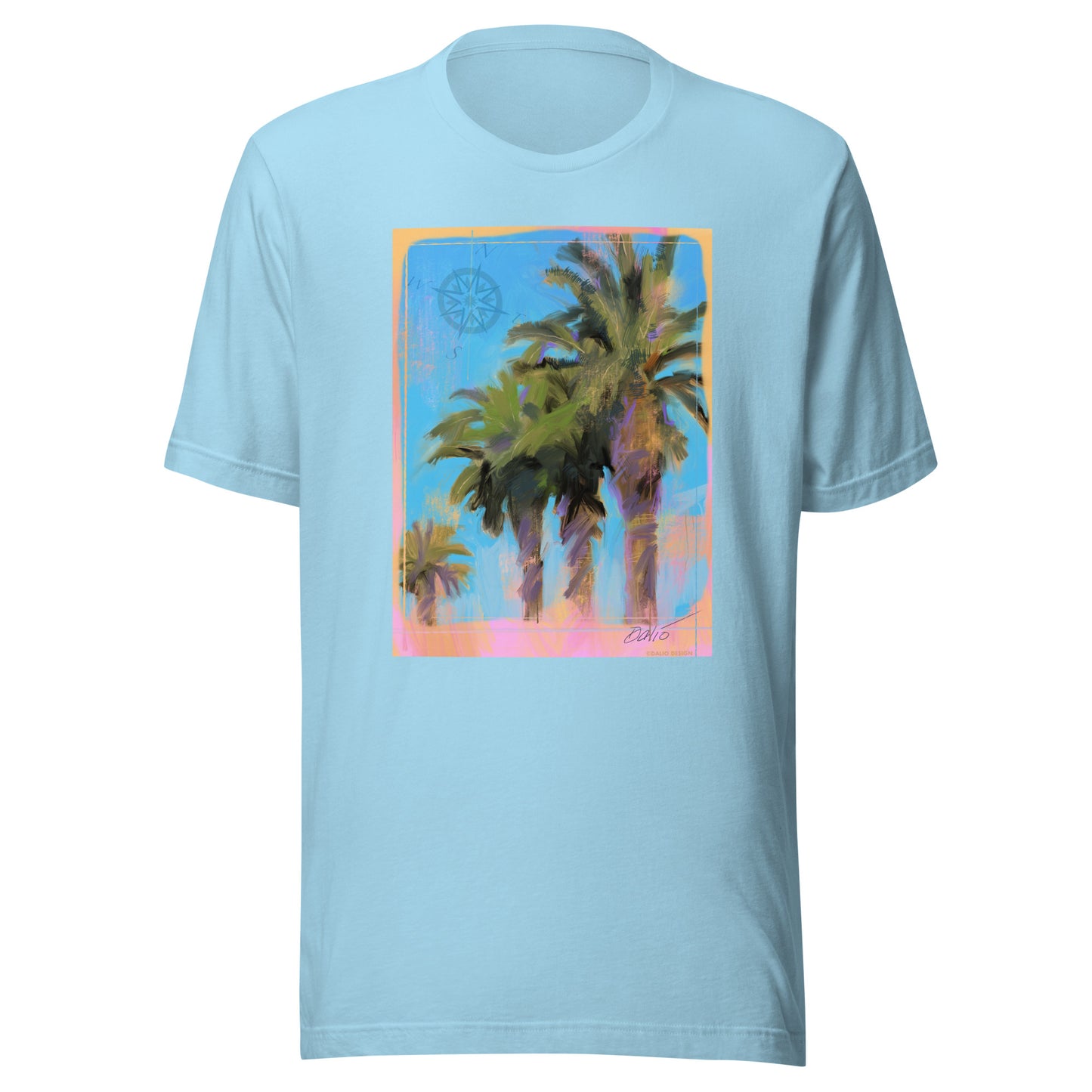Palm Trees - no text - Unisex t-shirt