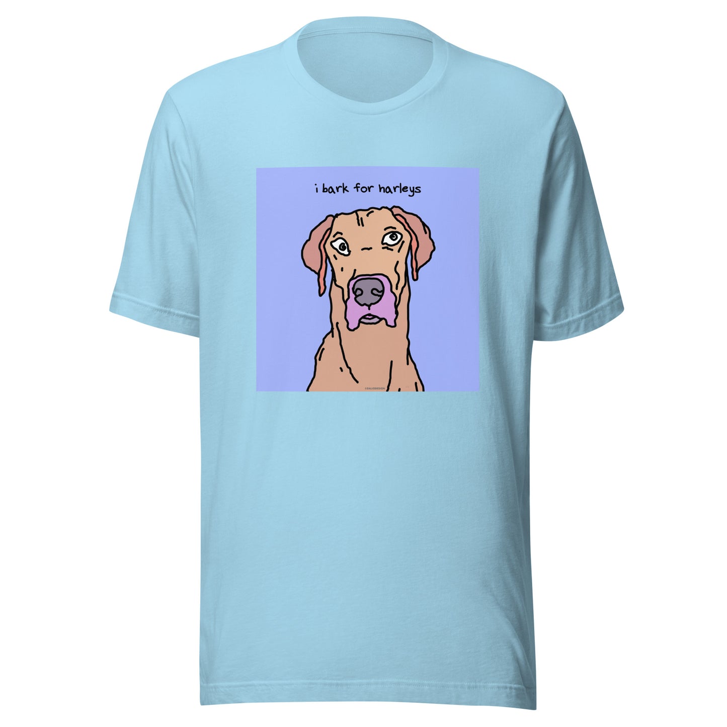 I Bark for Harleys - Unisex t-shirt