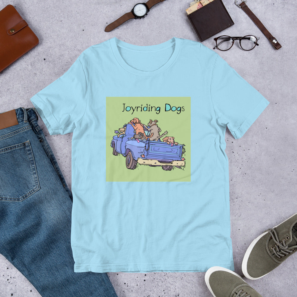 Joyriding Dogs - Blue Pickup - Unisex t-shirt