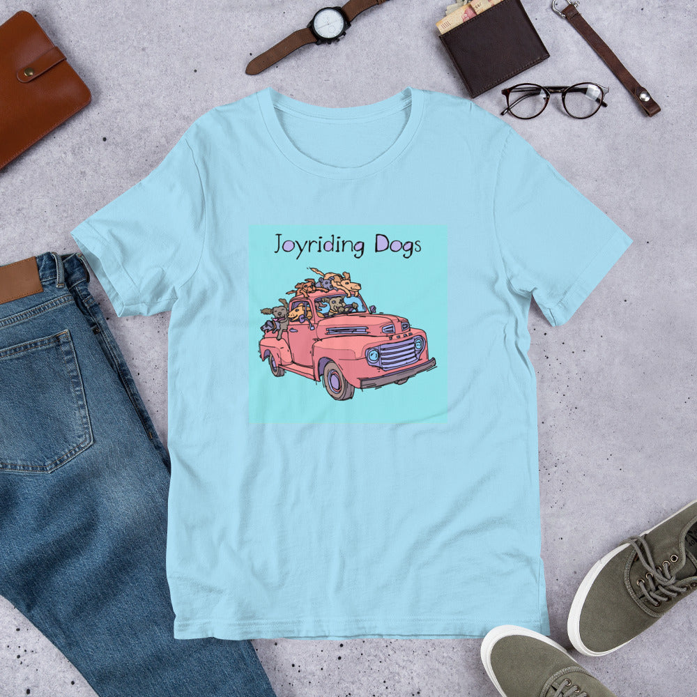 Joyriding Dogs - Red Pickup - Unisex t-shirt