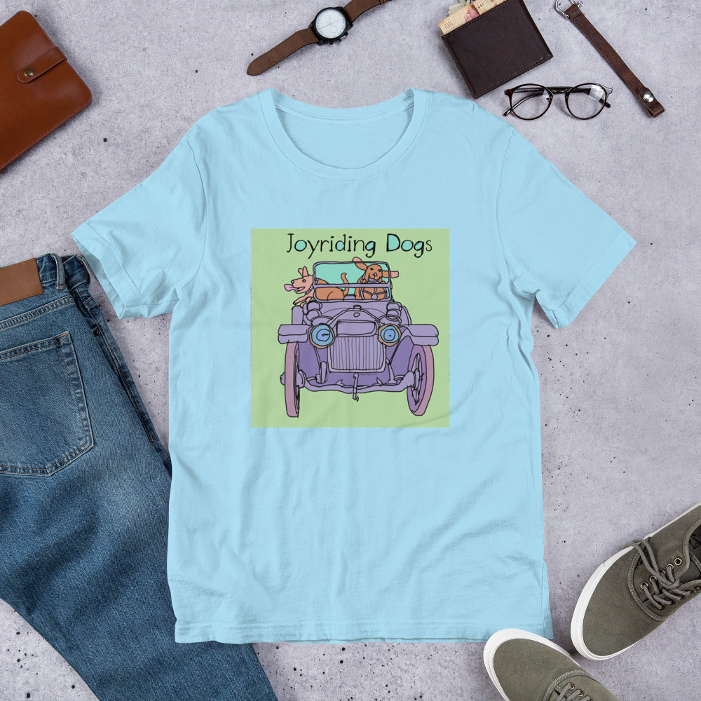 Joyriding Dogs - Violet Car - Unisex t-shirt