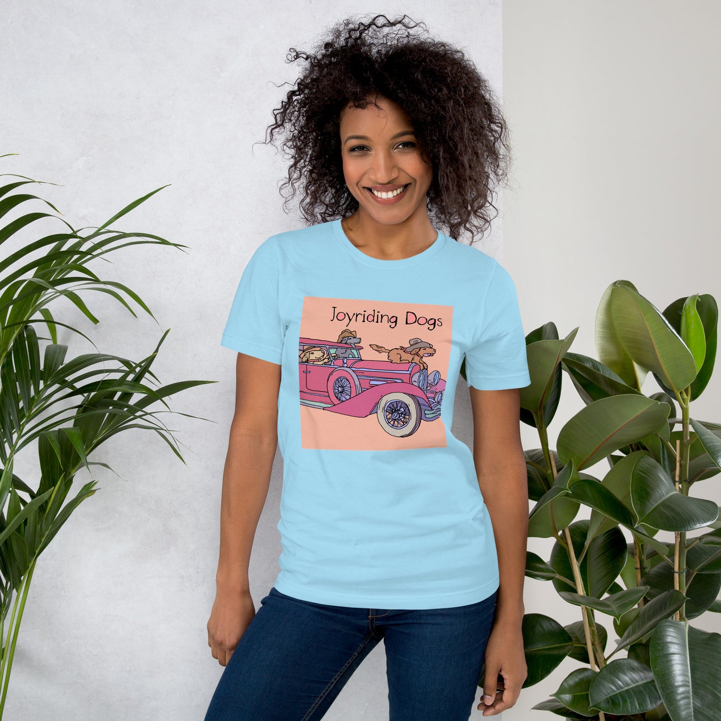 Cowboy Joyriding Dogs - Red Duesenberg - Unisex t-shirt