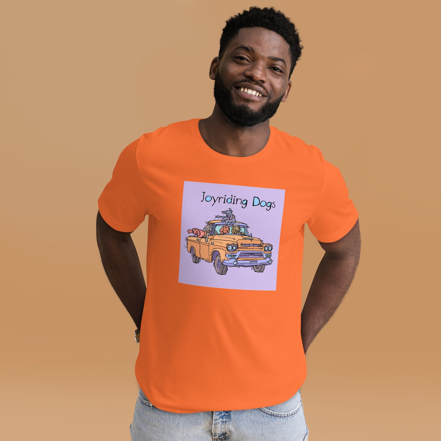 Joyriding Dogs - Yellow Pickup - Unisex t-shirt
