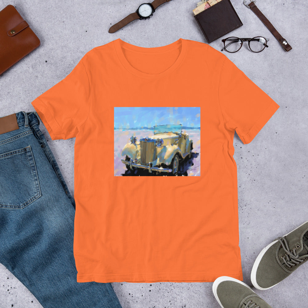 MG Car with background - Unisex t-shirt