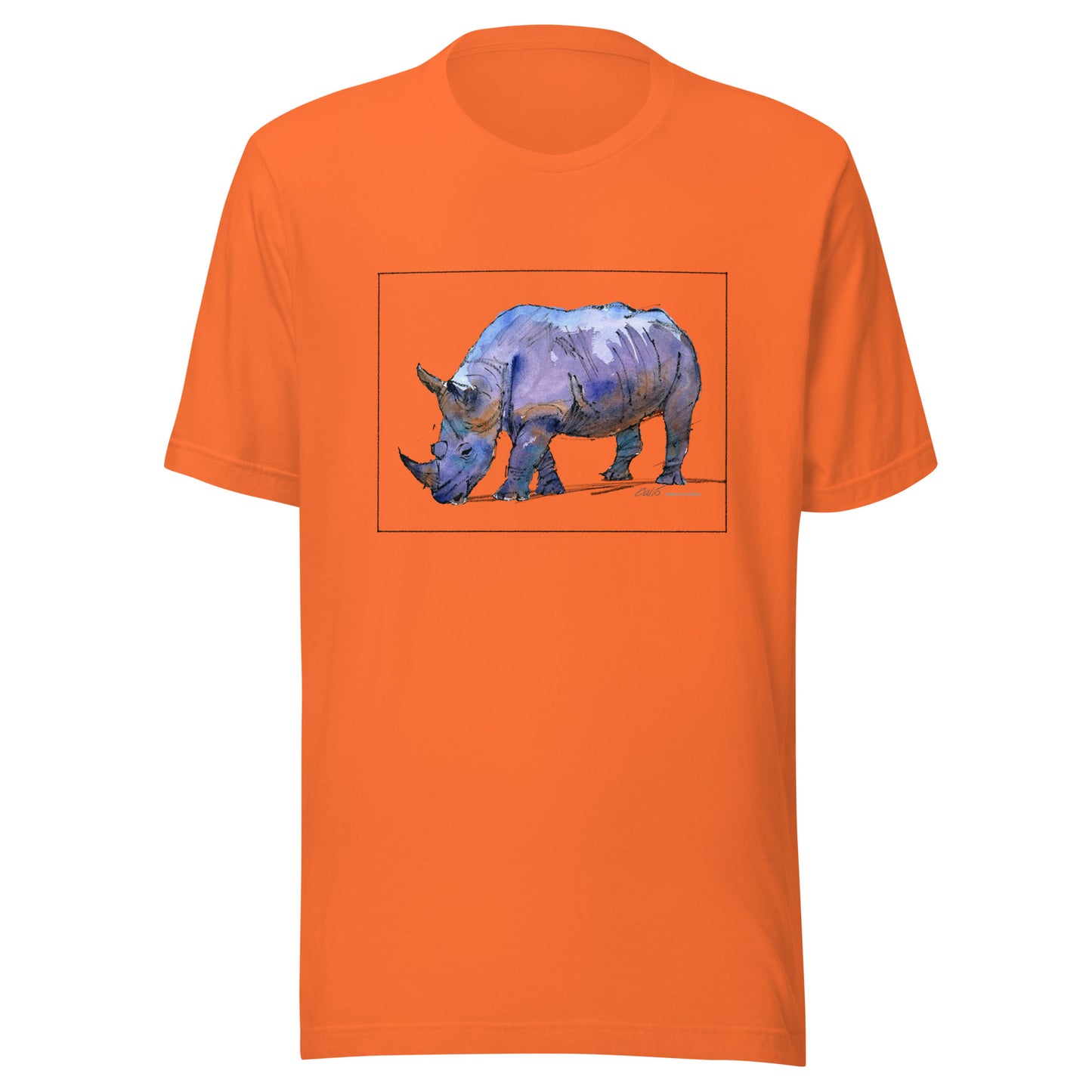 Southern White Rhino - Unisex t-shirt