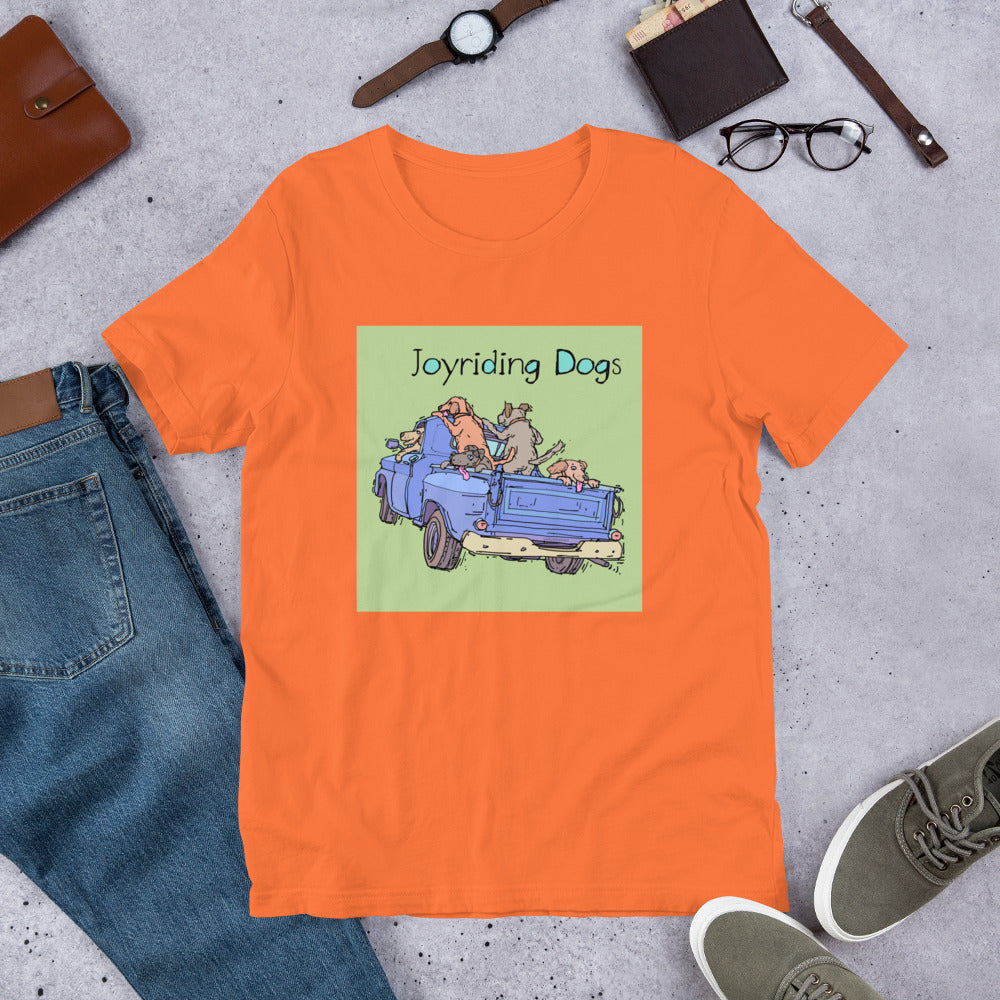 Joyriding Dogs - Blue Pickup - Unisex t-shirt