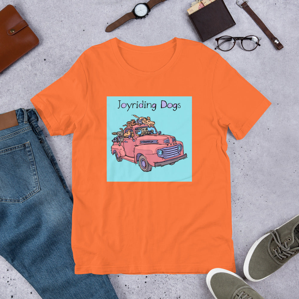 Joyriding Dogs - Red Pickup - Unisex t-shirt