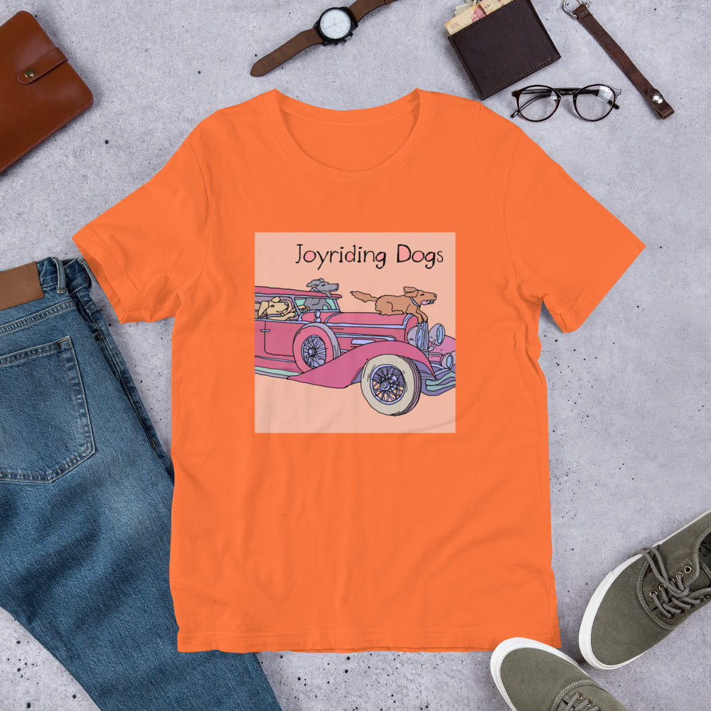 Joyriding Dogs - Red Duesenberg - Unisex t-shirt