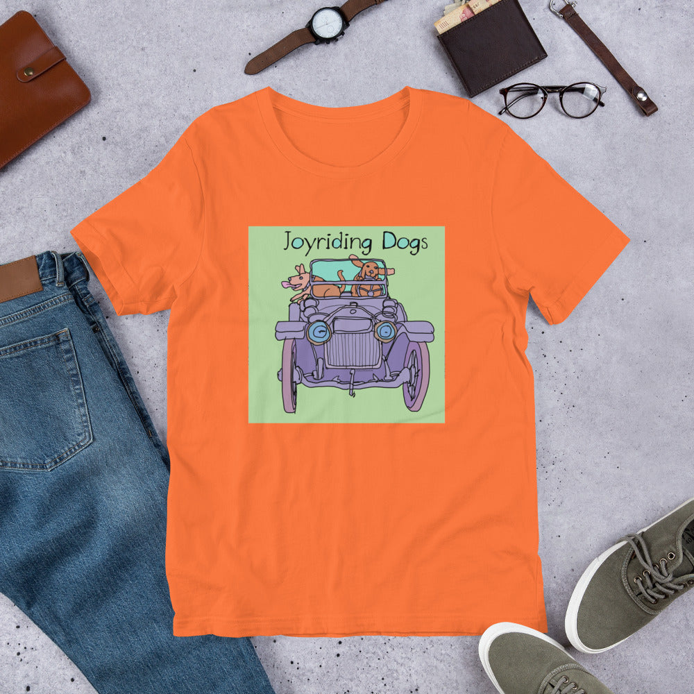 Joyriding Dogs - Violet Car - Unisex t-shirt