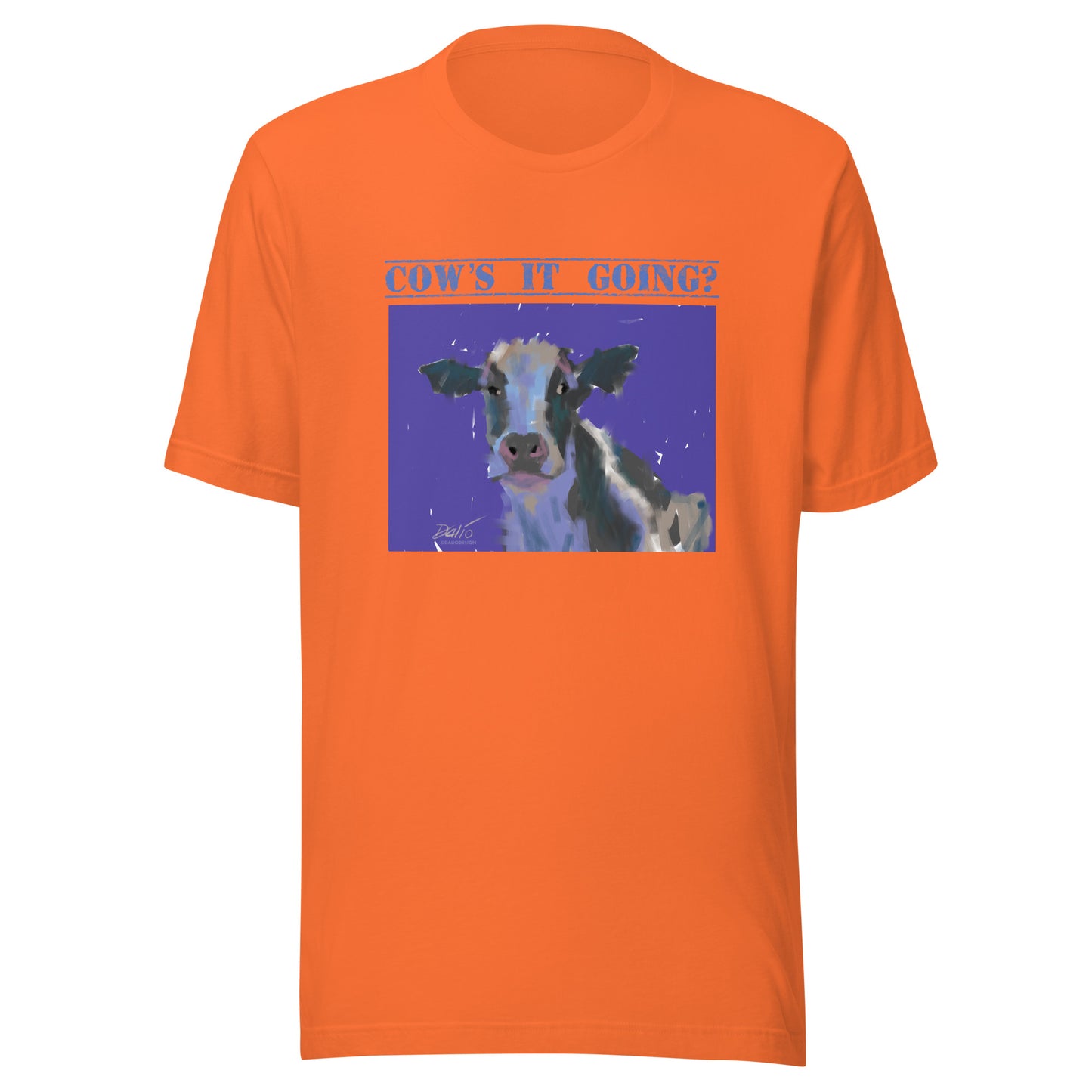 Cow’s It Going - text - Unisex t-shirt