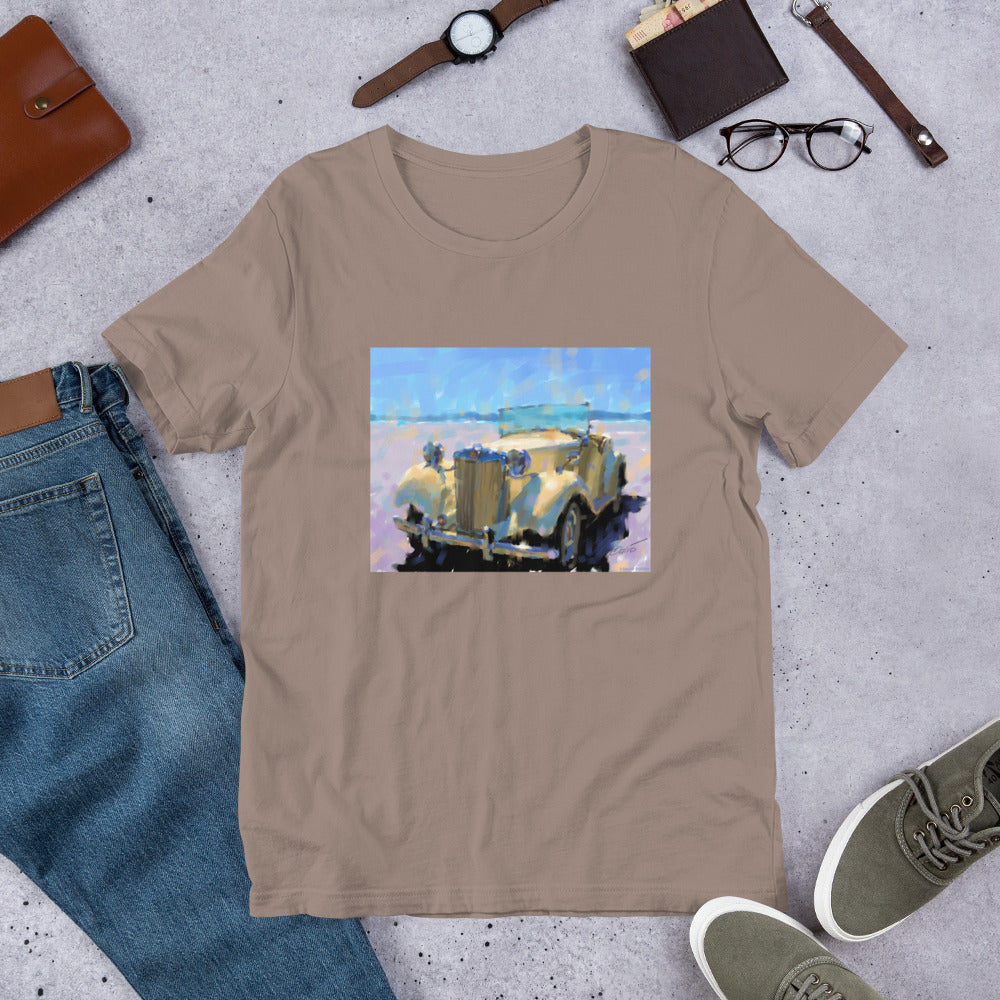 MG Car with background - Unisex t-shirt