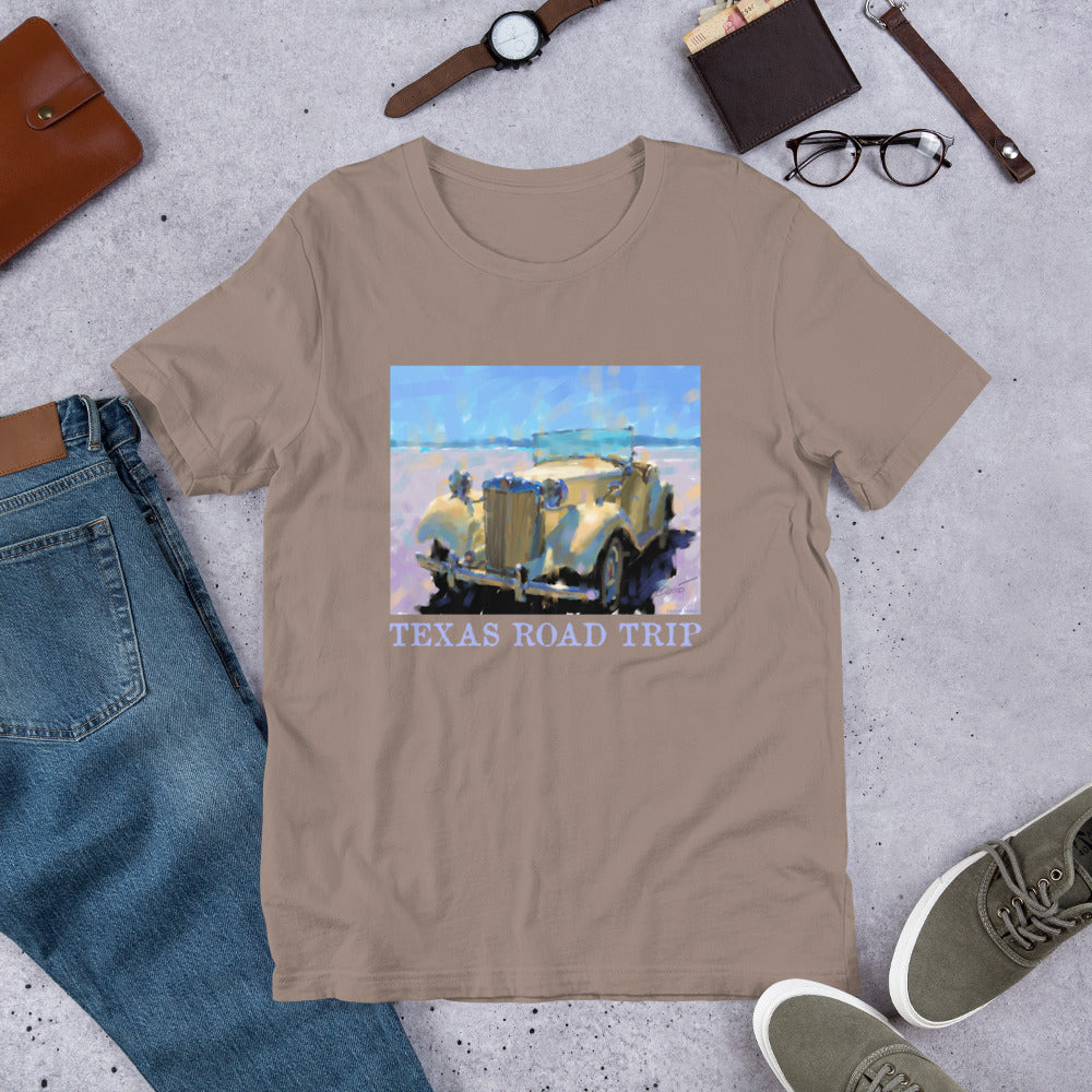 Texas Road Trip - MG - Light Font - Unisex t-shirt