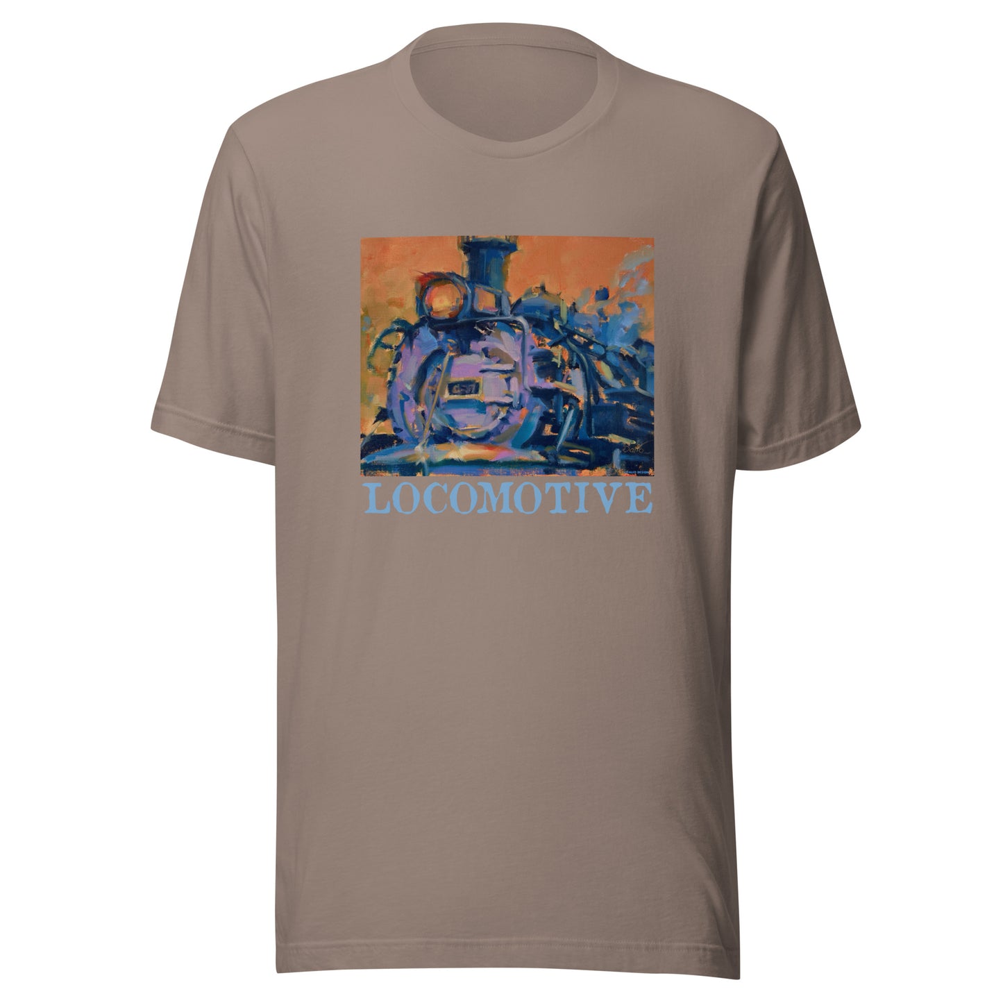 Engine 487 - Locomotive text - Unisex t-shirt