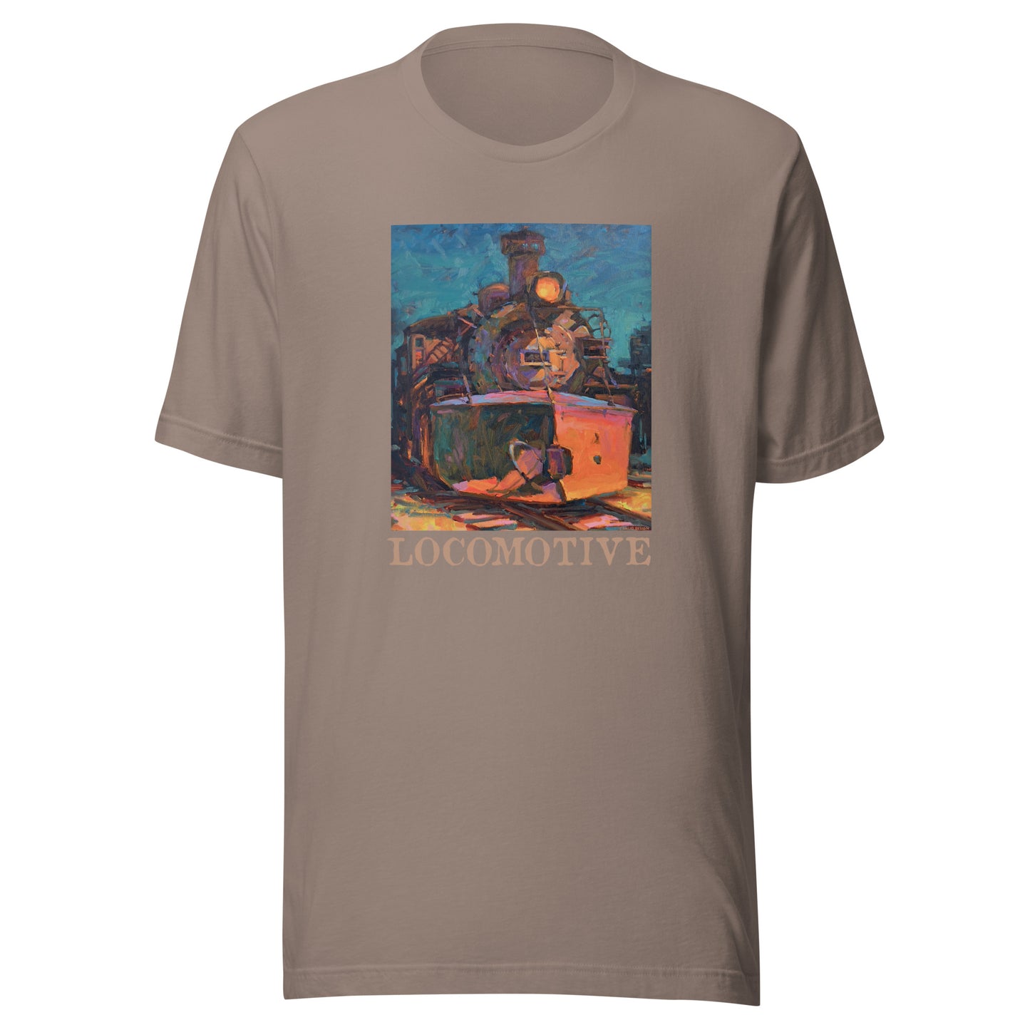 Cumbres Toltec Locomotive - text - Unisex t-shirt