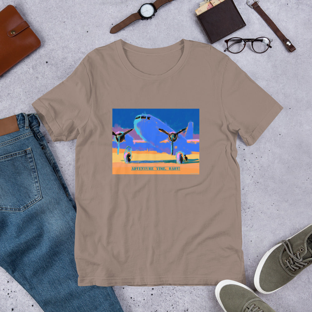Adventure Time, Baby! - Blue/Yellow Airplane - Unisex t-shirt