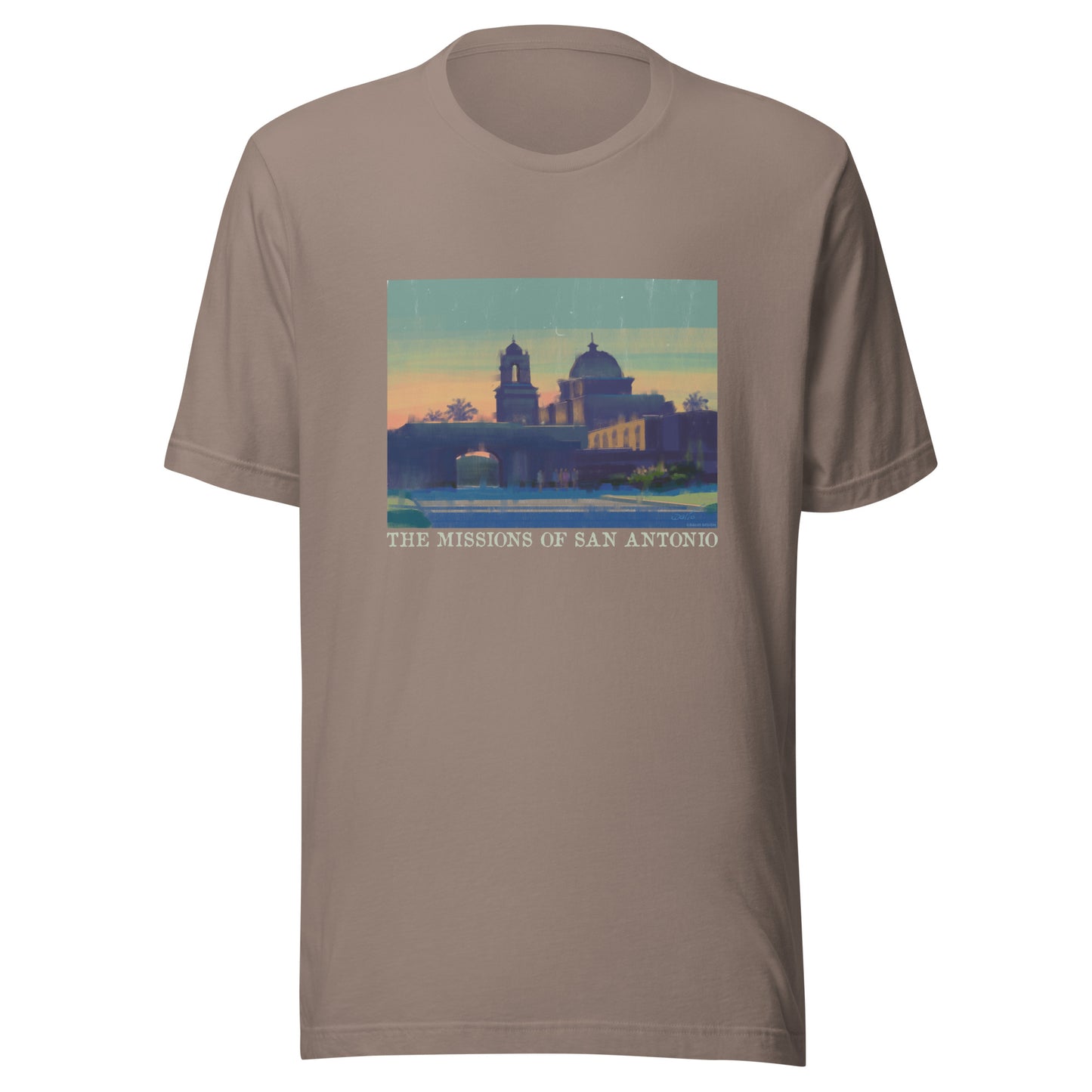 Missions of San Antonio - Light Font - Unisex t-shirt