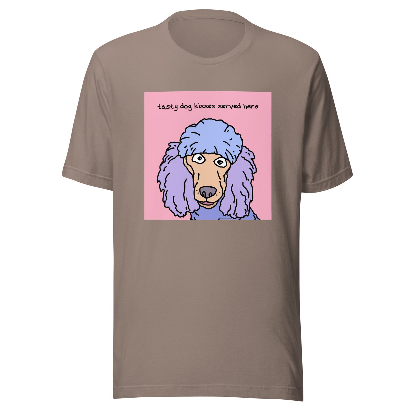 Tasty Dog Kisses Served Here - Unisex t-shirt