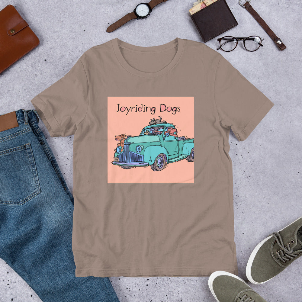 Joyriding Dogs - Green Pickup - Unisex t-shirt