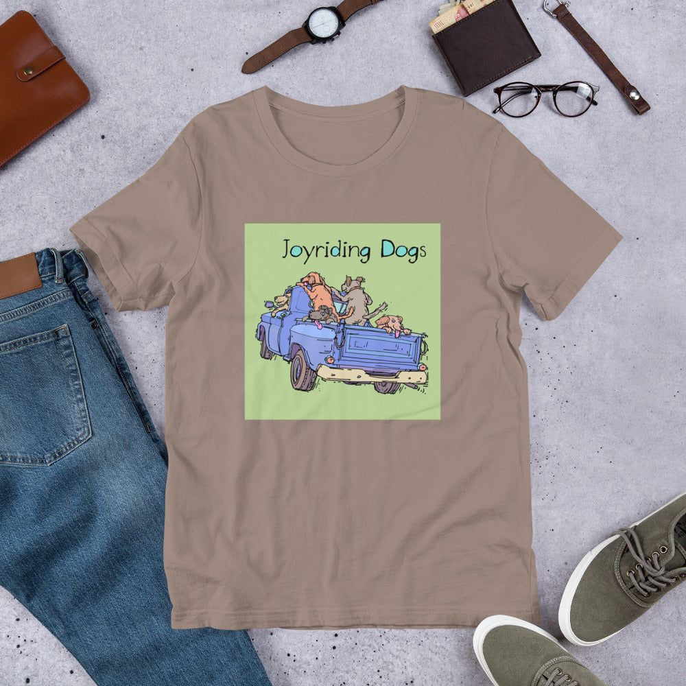 Joyriding Dogs - Blue Pickup - Unisex t-shirt