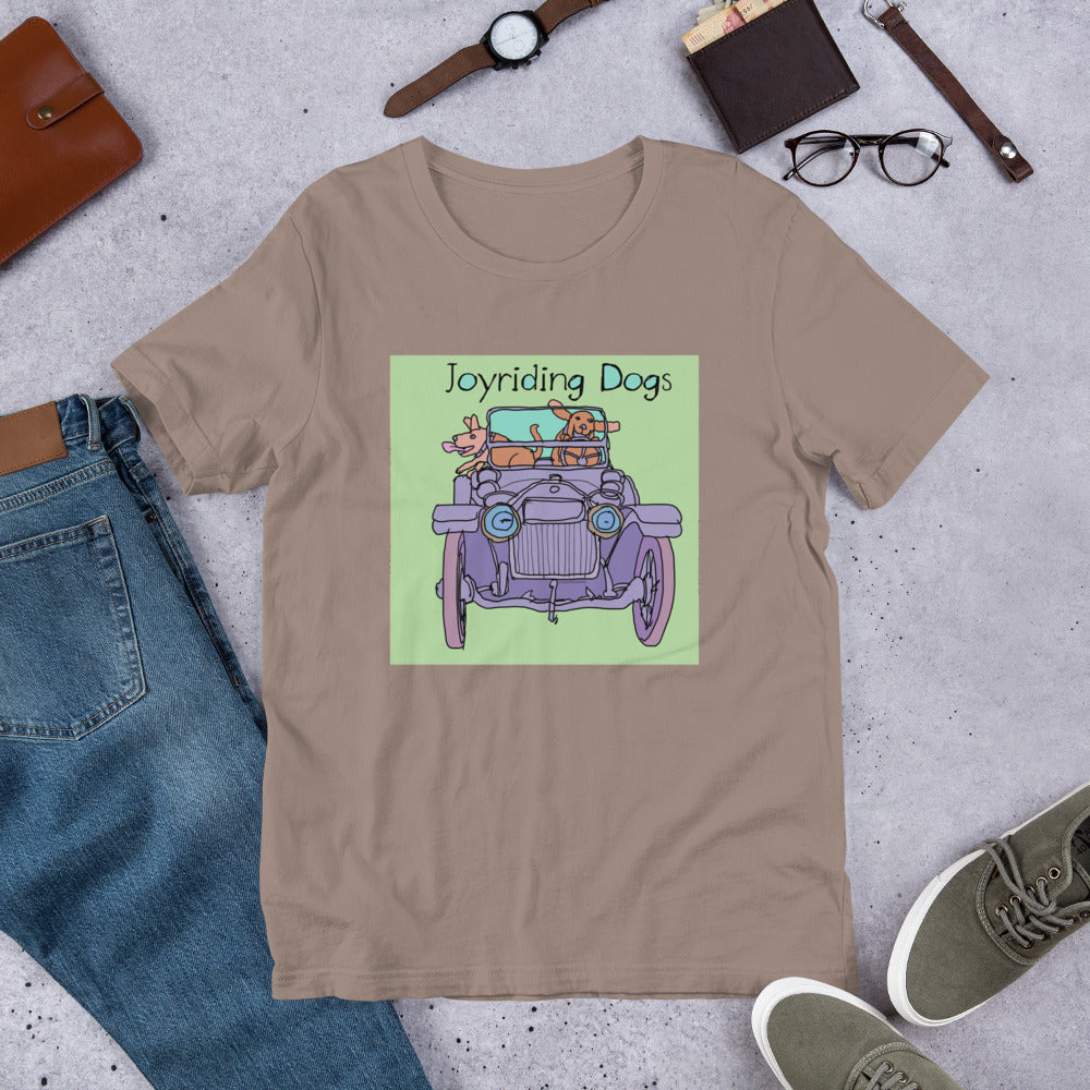 Joyriding Dogs - Violet Car - Unisex t-shirt