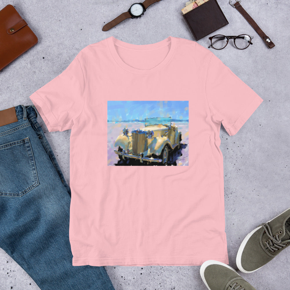 MG Car with background - Unisex t-shirt
