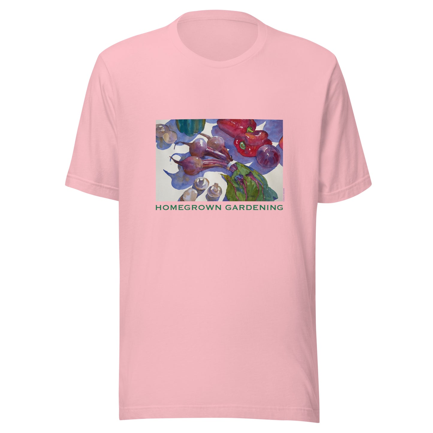 Homegrown Gardening - Dark Font - Unisex t-shirt