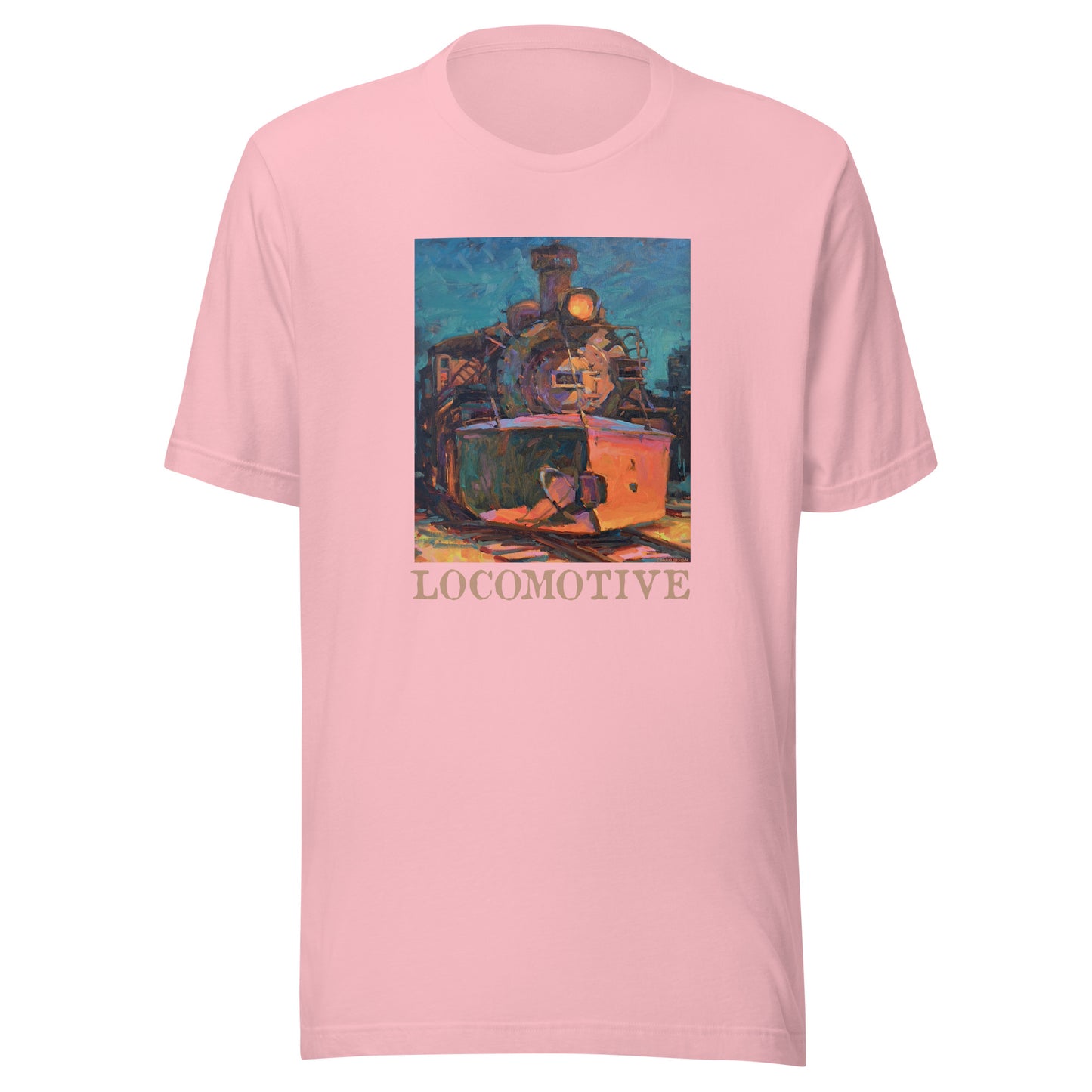 Cumbres Toltec Locomotive - text - Unisex t-shirt