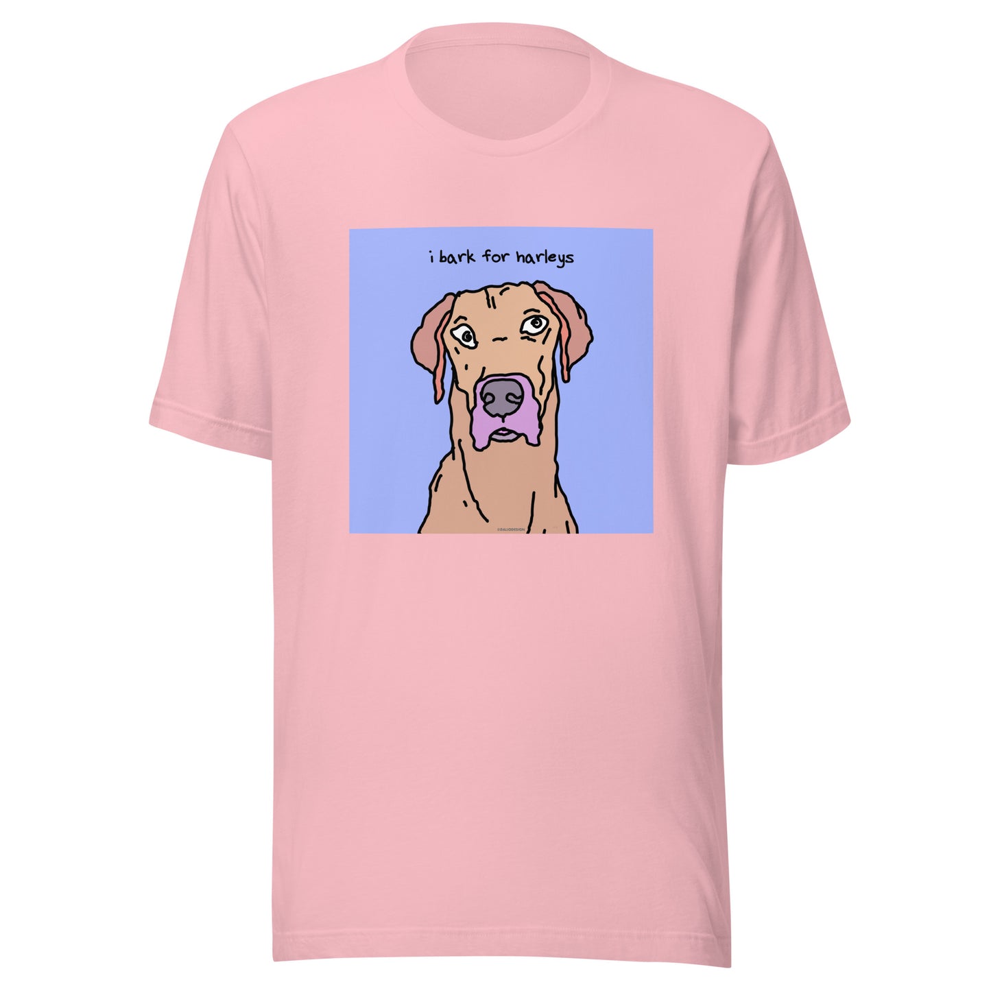 I Bark for Harleys - Unisex t-shirt