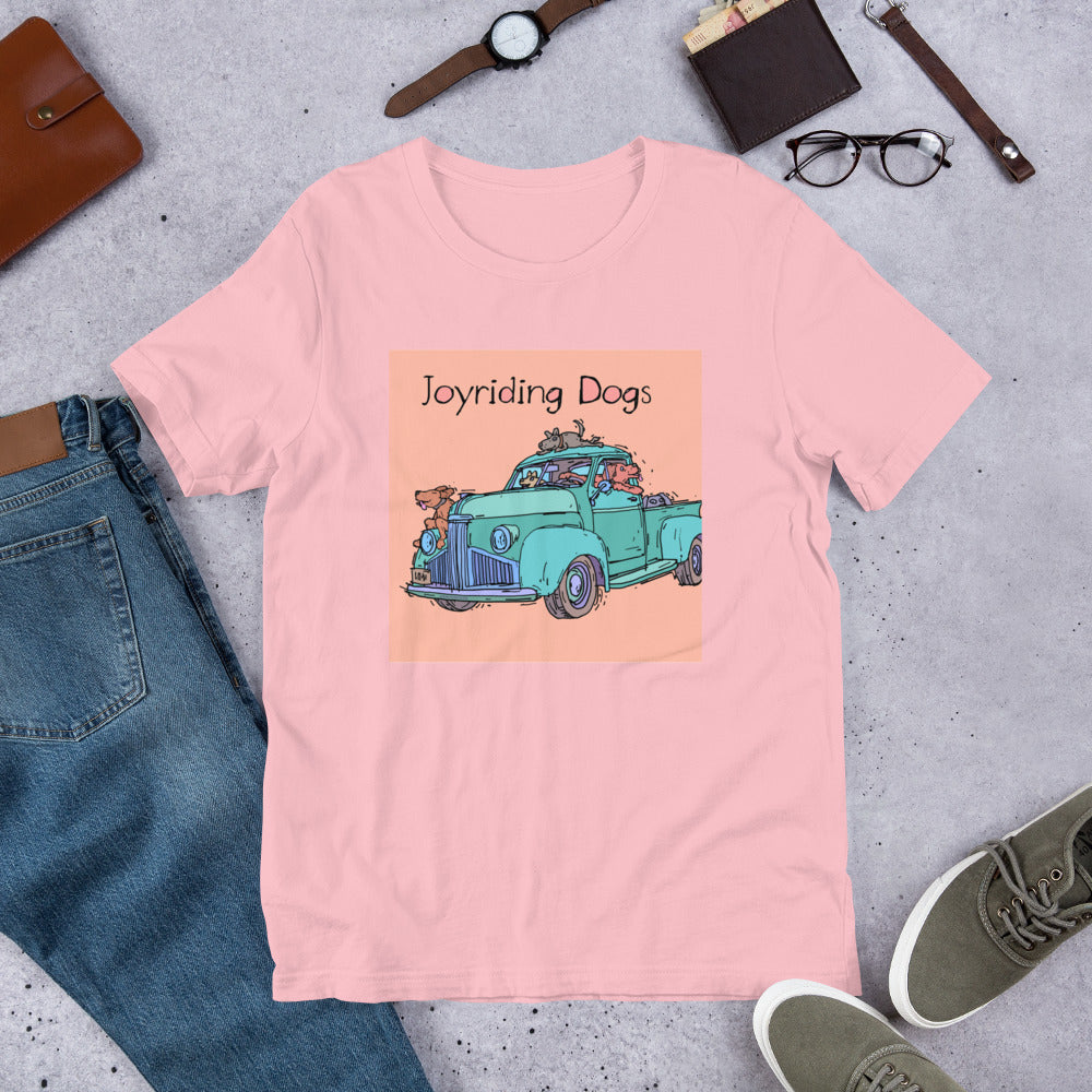 Joyriding Dogs - Green Pickup - Unisex t-shirt