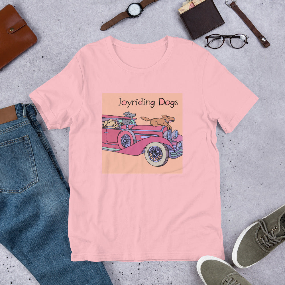 Joyriding Dogs - Red Duesenberg - Unisex t-shirt