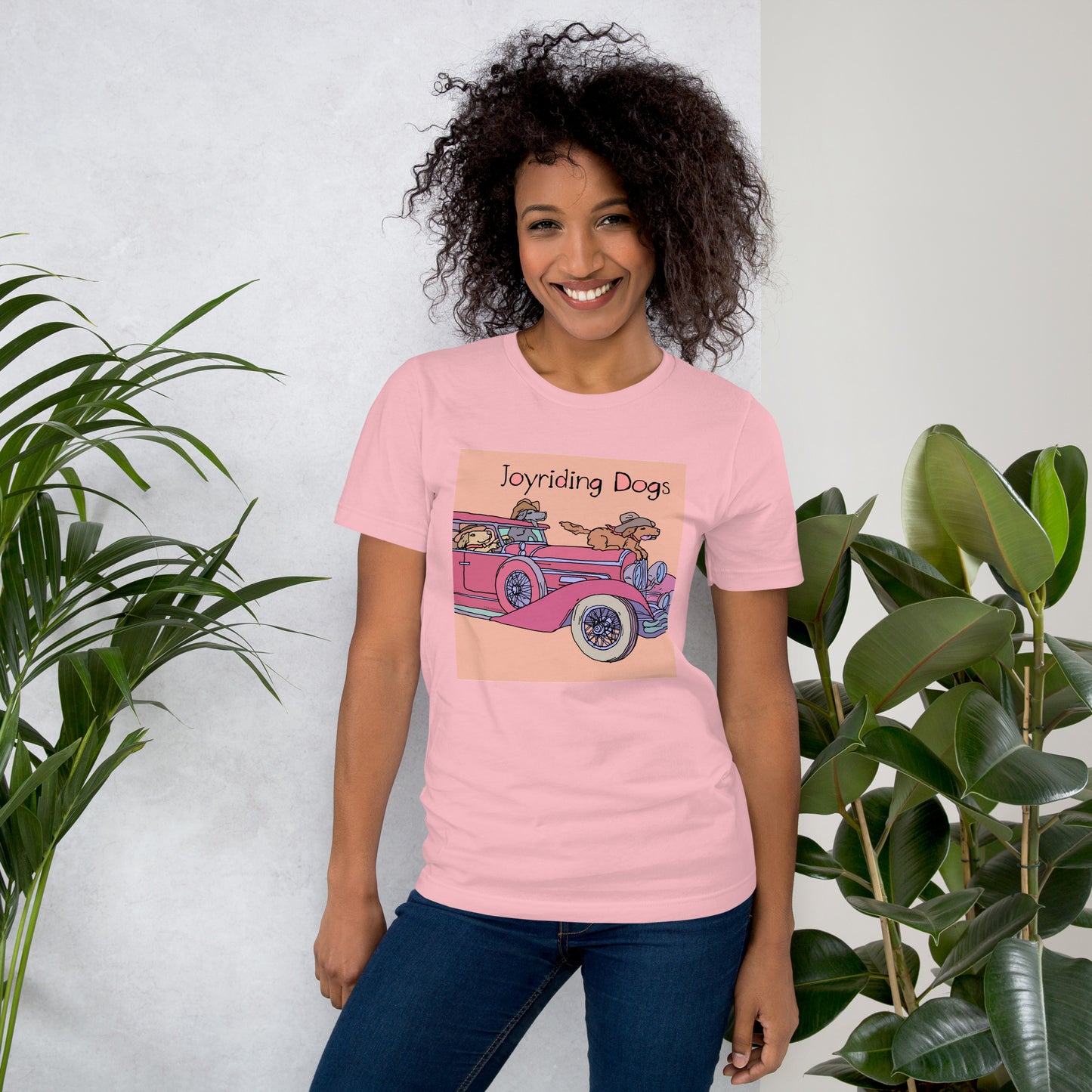 Cowboy Joyriding Dogs - Red Duesenberg - Unisex t-shirt