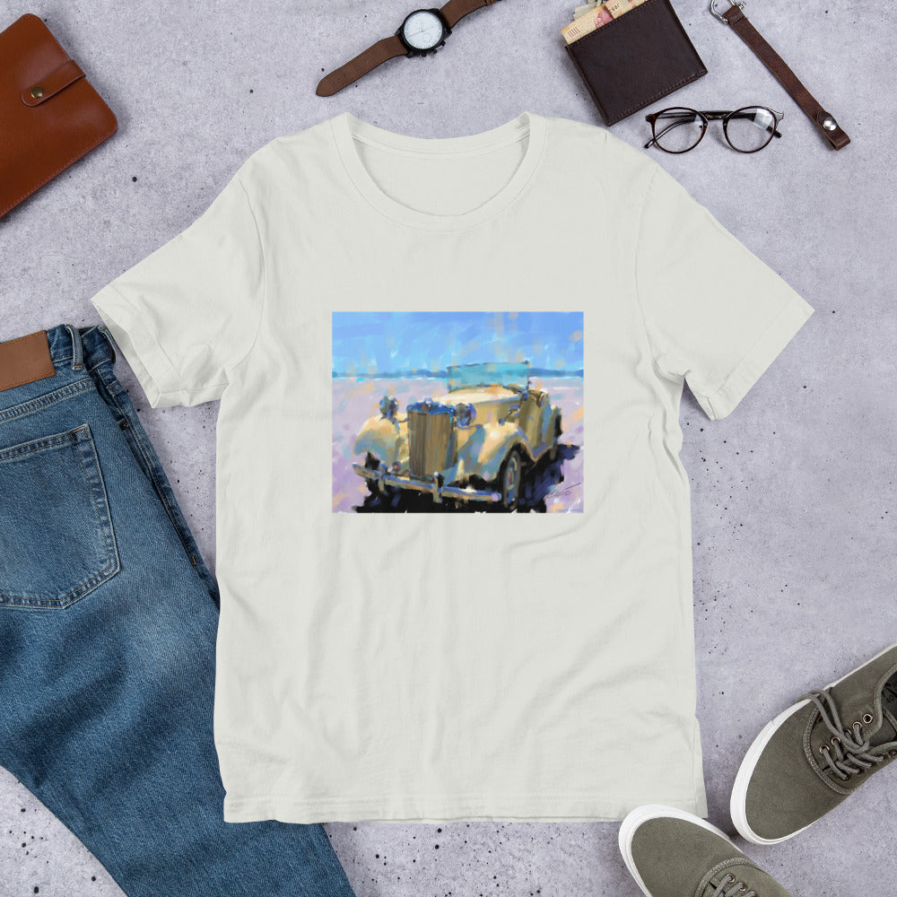 MG Car with background - Unisex t-shirt