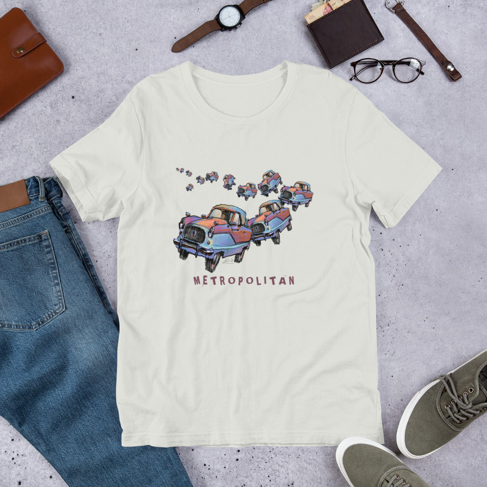 Metropolitan Car Parade - Dark Font - Unisex t-shirt