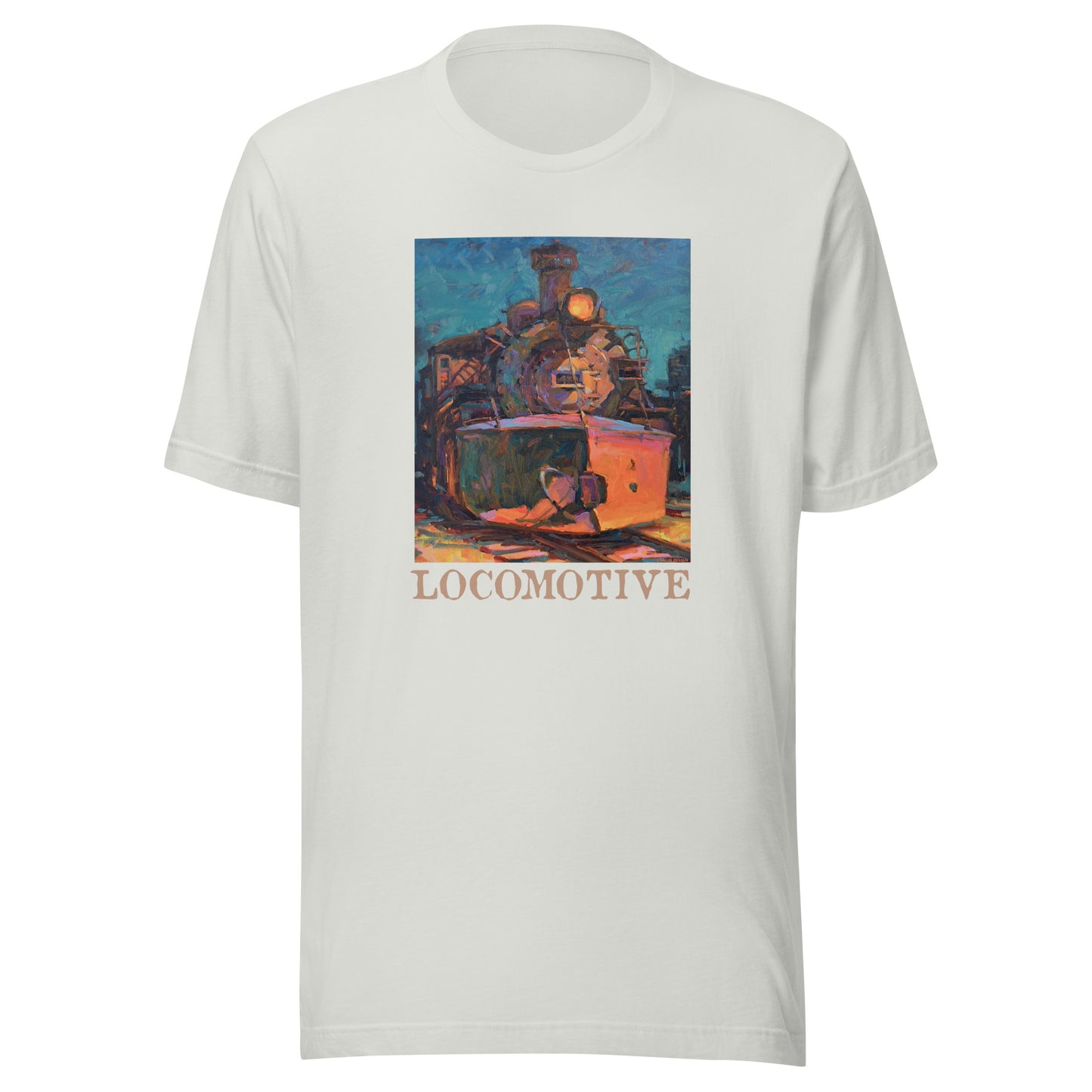Cumbres Toltec Locomotive - text - Unisex t-shirt