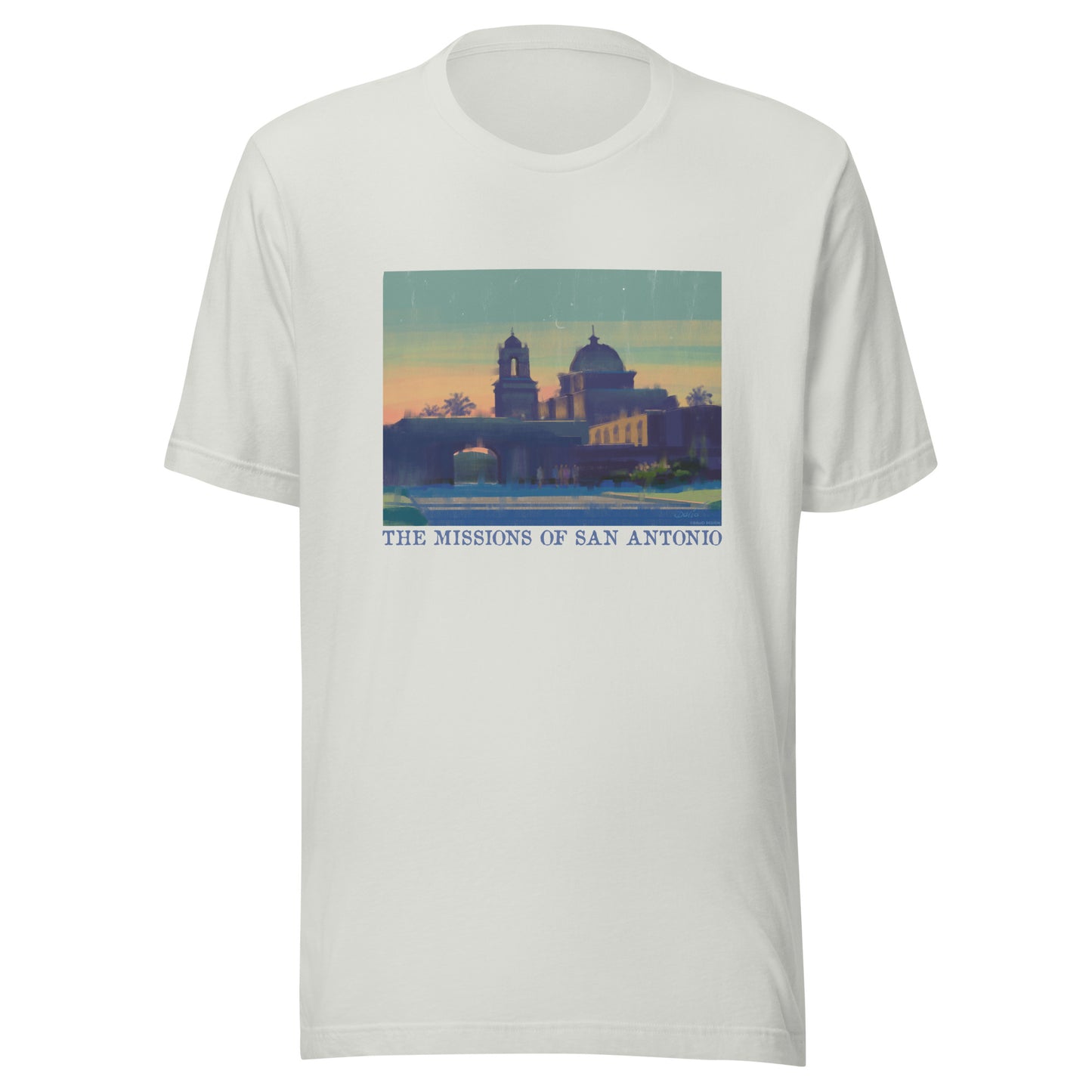 Missions of San Antonio - Dark Font - Unisex t-shirt