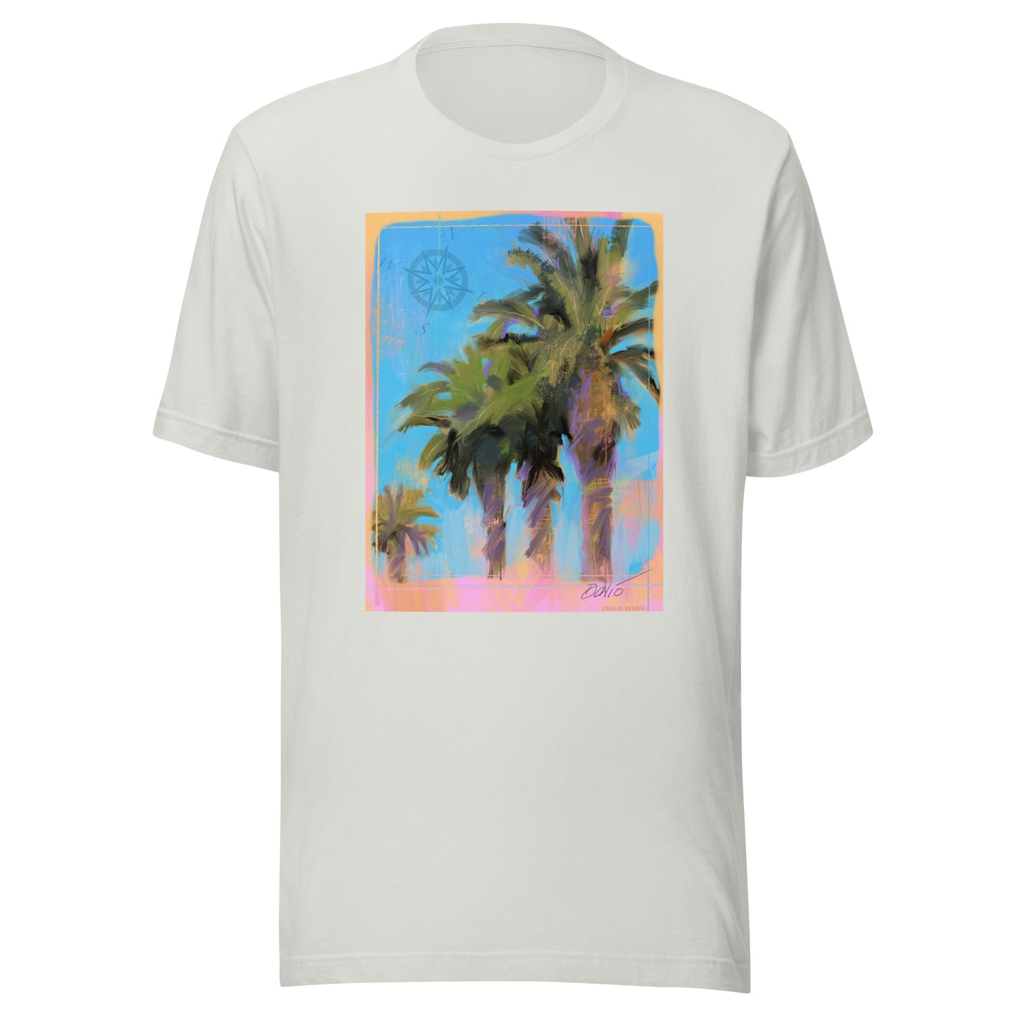 Palm Trees - no text - Unisex t-shirt