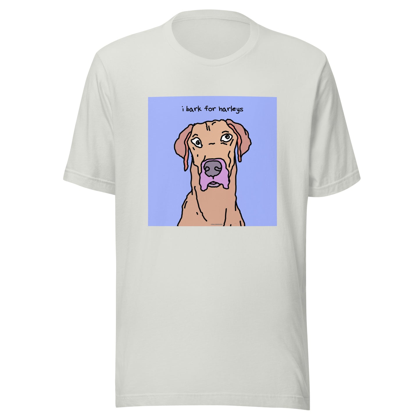 I Bark for Harleys - Unisex t-shirt