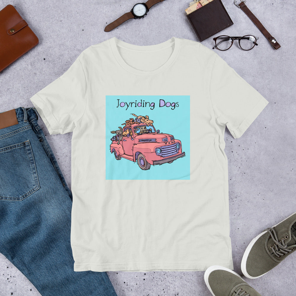 Joyriding Dogs - Red Pickup - Unisex t-shirt