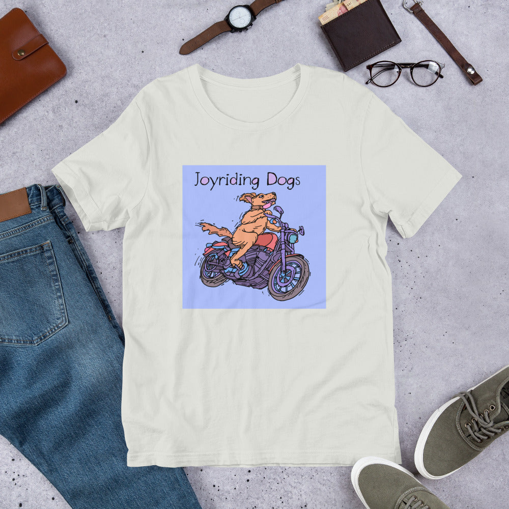 Joyriding Dogs - One Rider Red Motorcycle - Unisex t-shirt