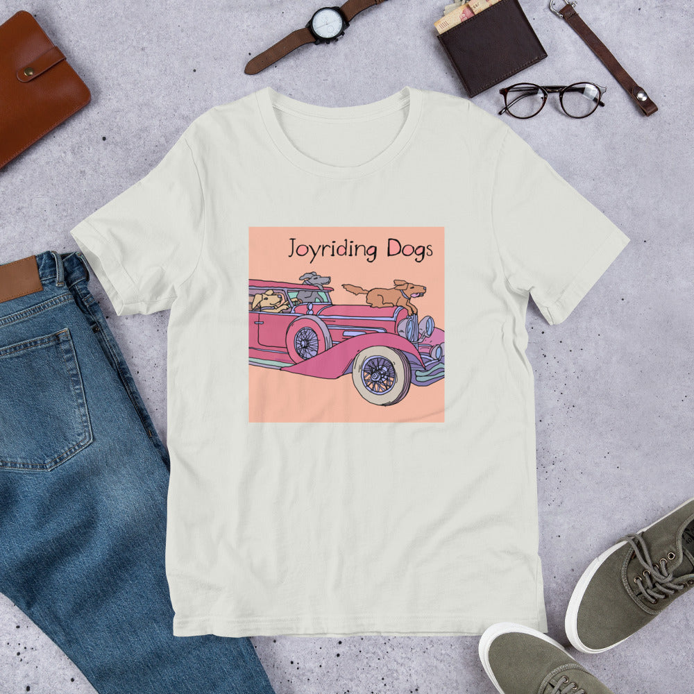 Joyriding Dogs - Red Duesenberg - Unisex t-shirt