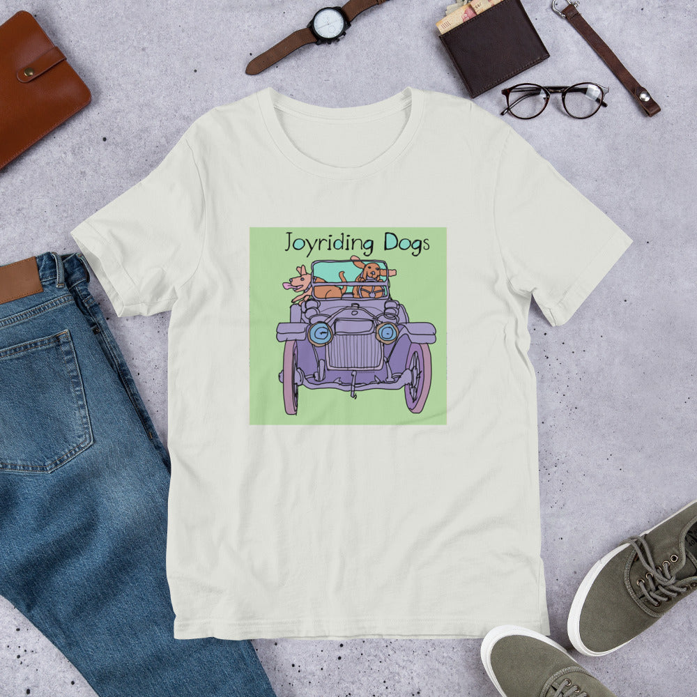 Joyriding Dogs - Violet Car - Unisex t-shirt