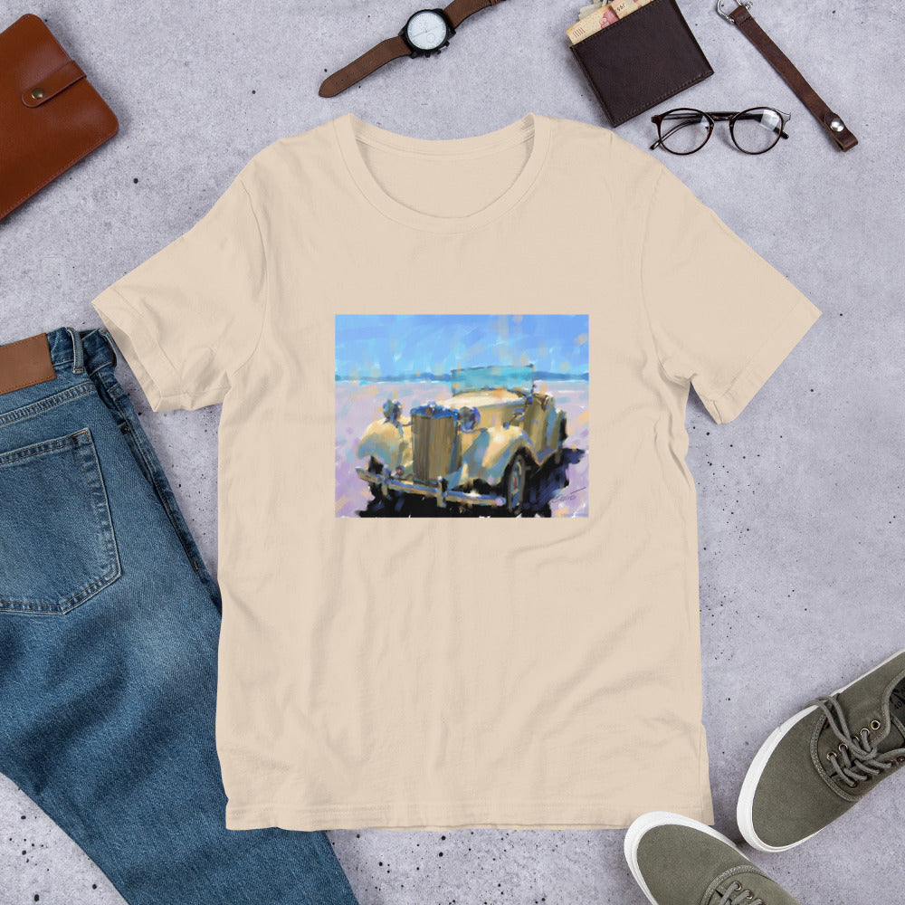 MG Car with background - Unisex t-shirt