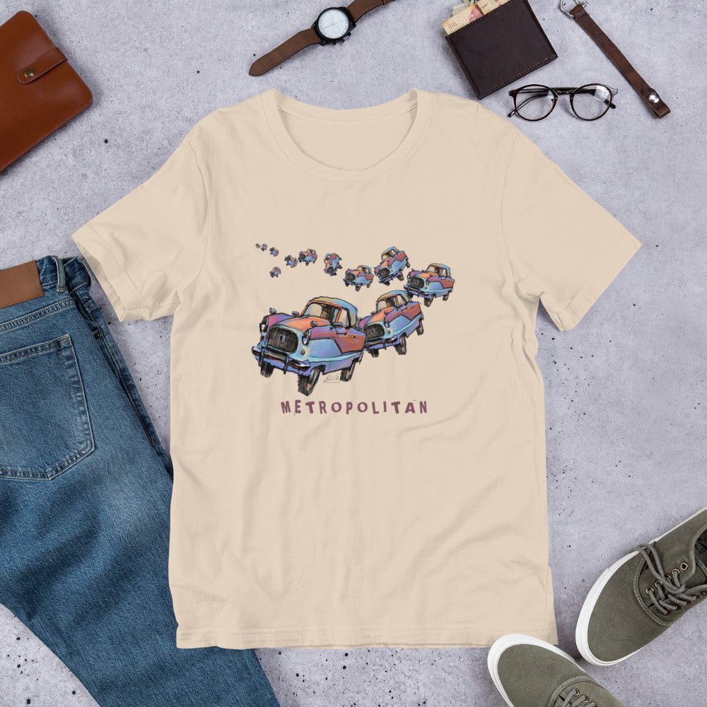 Metropolitan Car Parade - Dark Font - Unisex t-shirt